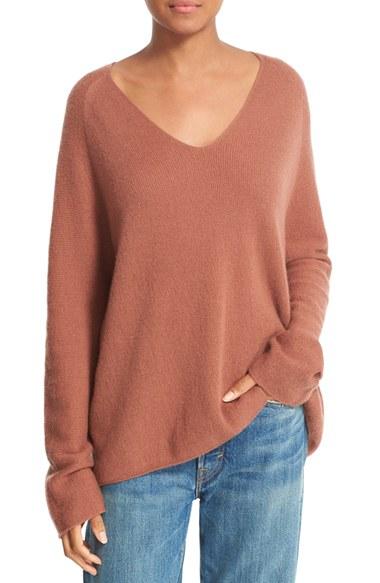 Women's Vince Deep V-neck Cashmere Pullover