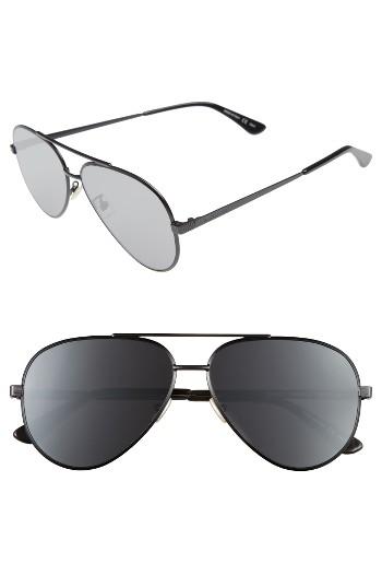 Women's Saint Laurent Classic 11 Zero 60mm Aviator Sunglasses -