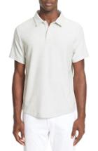 Men's Onia 'alec' Reverse Terry Cloth Polo - Grey