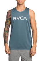 Men's Rvca Big Rvca Tank - Blue/green