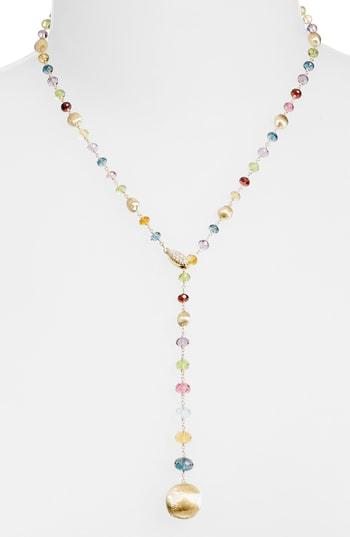 Women's Marco Bicego Africa Semiprecious Stone Lariat Necklace
