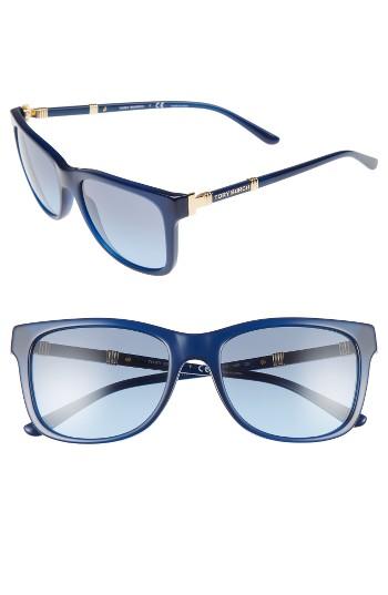 Women's Tory Burch 55mm Gradient Sunglasses - Navy
