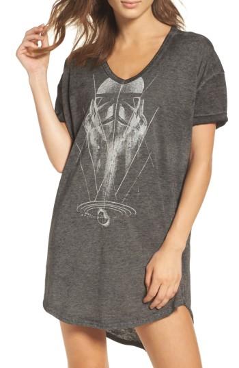 Women's Retrospective Co. Star Wars(tm) Graphic Nightshirt /small - Black