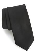 Men's 1901 Lucaya Solid Silk Tie, Size - Black