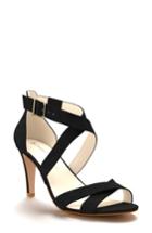 Women's Shoes Of Prey Crisscross Strappy Sandal B - Black
