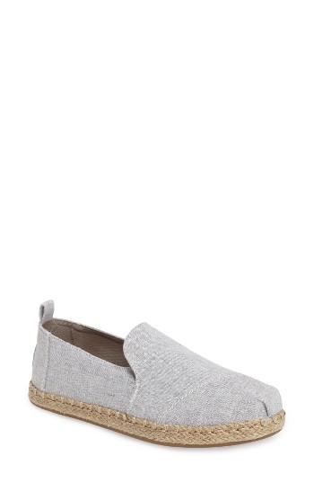 Women's Toms Espadrille Slip-on .5 M - Grey