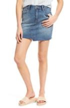 Women's Treasure & Bond Cutoff Denim Miniskirt - Blue