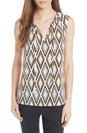 Women's Tory Burch Jess Silk Top - White