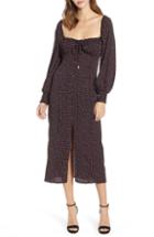 Women's Afrm Lina Corset Midi Dress - Black