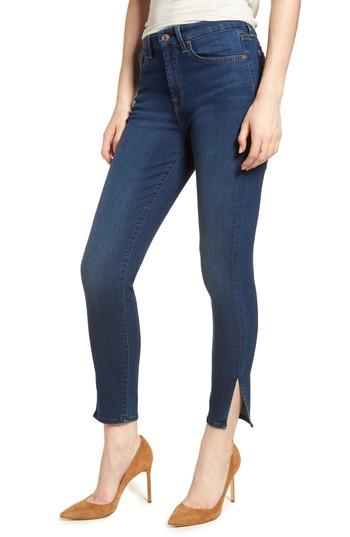 Women's 7 For All Mankind B(air) - Aubrey High Waist Skinny Jeans - Blue