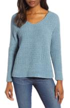 Women's Lucky Brand Chenille Sweater - Blue