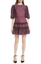Women's Rebecca Taylor Pinwheel Eyelet Dress - Purple