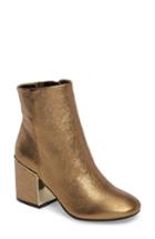 Women's Kenneth Cole New York Reeve 4 Floral Applique Bootie M - Metallic