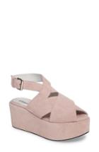 Women's Jeffrey Campbell Larkport Slingback Platform Sandal .5 M - Pink