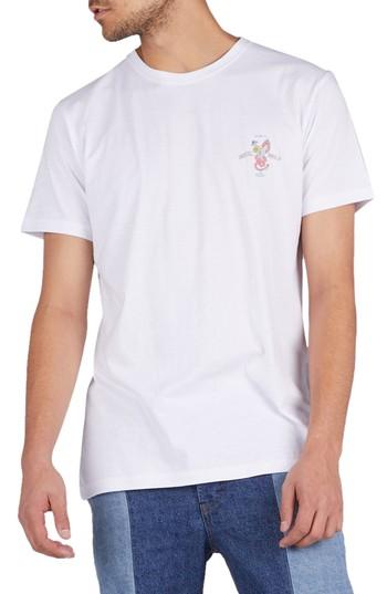 Men's Barney Cools Snake Graphic T-shirt - White