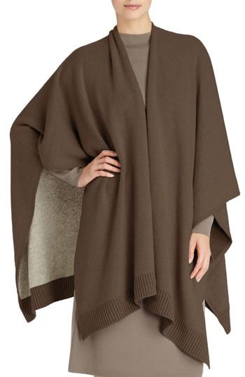 Women's Lafayette 148 New York Cashmere Bicolor Cape