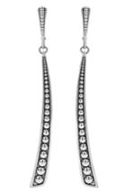 Women's Lagos Signature Caviar Curved Linear Earrings