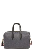 Men's J.crew Oar Stripe Weekend Bag - Black