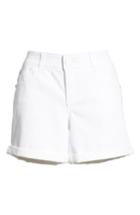 Women's Wit & Wisdom Ab-solution Cuffed White Shorts - White