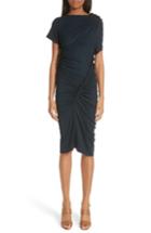 Women's Atlein Ruched Rib Knit Dress Us / 34 Fr - Blue