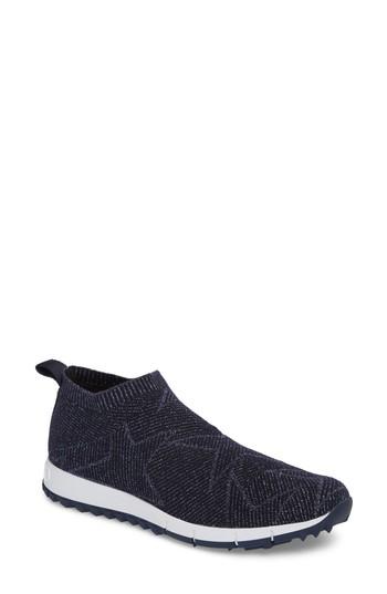 Women's Jimmy Choo Norway Star Slip-on Sneaker Us / 39eu - Blue