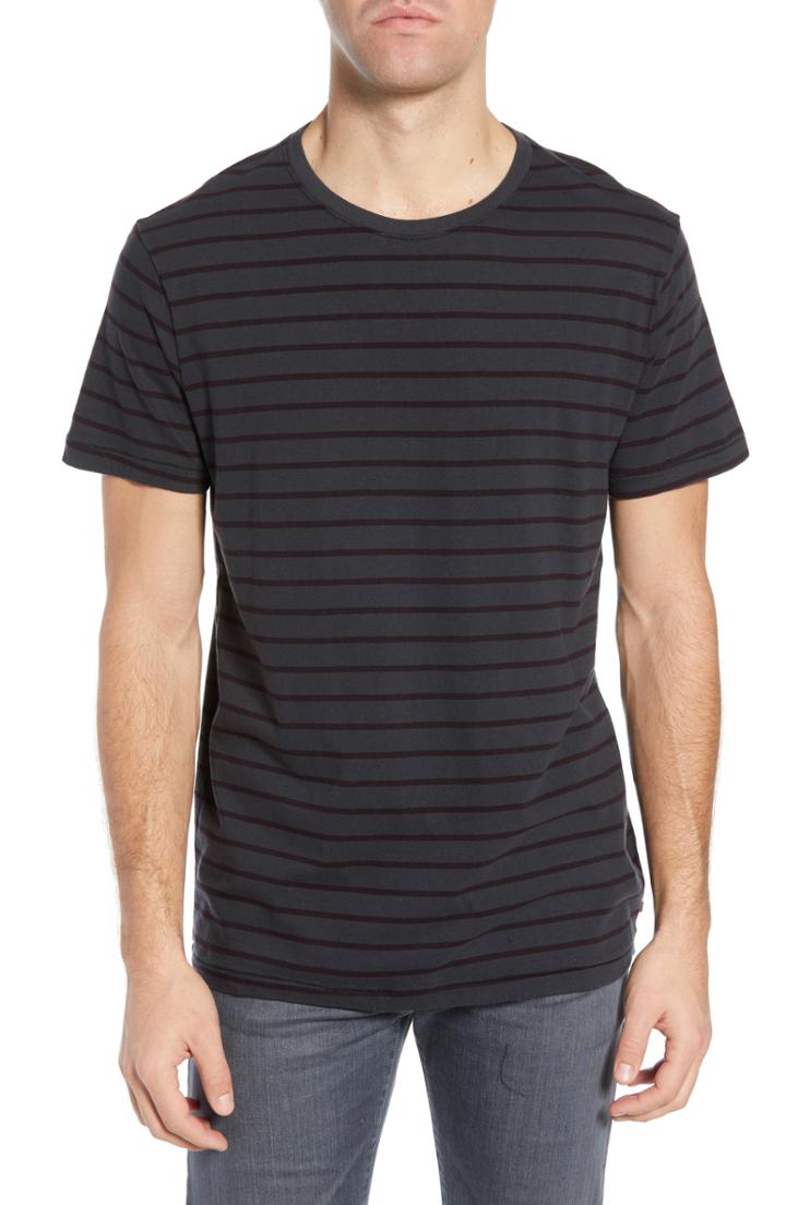 Men's Ag Julian Slim Fit Stripe T-shirt