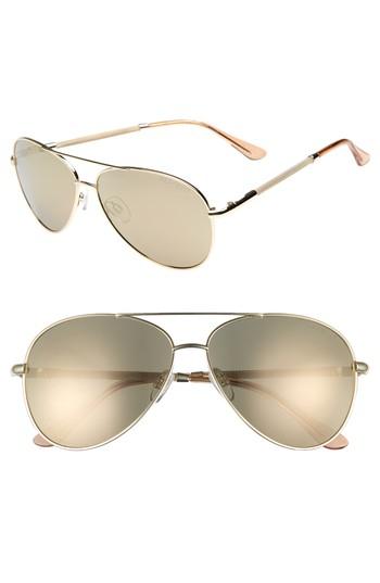 Women's Seafolly Belize 59mm Aviator Sunglasses - Gold