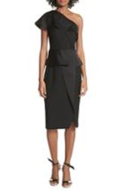 Women's Ted Baker London Pana One-shoulder Peplum Sheath Dress - Black