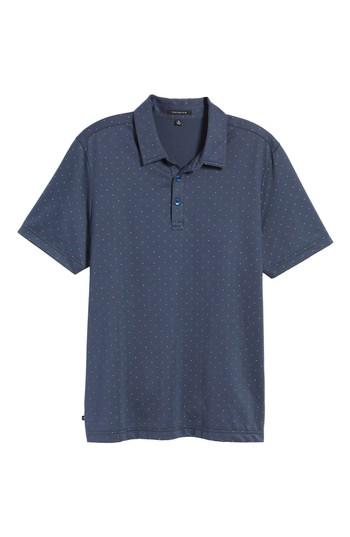 Men's Travis Mathew Smyser Pique Polo, Size - Blue