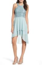 Women's Speechless Lace High/low Dress - Blue