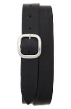 Men's Orciani Bull Flame Leather Belt 0 Eu - Blue