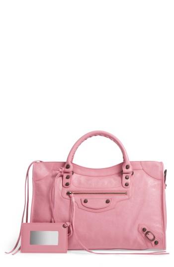 Balenciaga Classic City Leather Tote - Purple