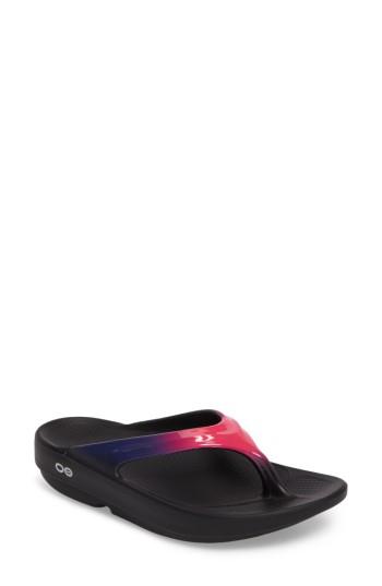 Women's Oofos Oolala Sandal M - Pink