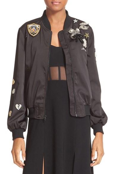 Women's Cinq A Sept Embellished Mercer Bomber