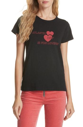 Women's Rag & Bone/jean Ac Is For Lovers Tee, Size - Black