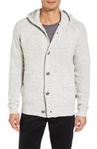 Men's Victorinox Swiss Army Engine Hooded Button Cardigan - Ivory