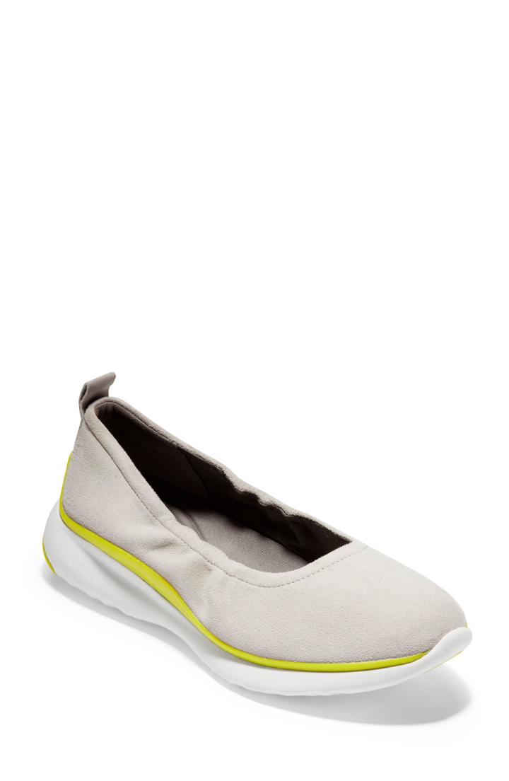 Women's Cole Haan 3.zerogrand Ruched Flat B - Grey