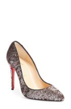 Women's Christian Louboutin Pigalle Follies Sequin Pointy Toe Pump