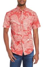 Men's Reyn Spooner The Search Tailored Fit Print Sport Shirt - Red
