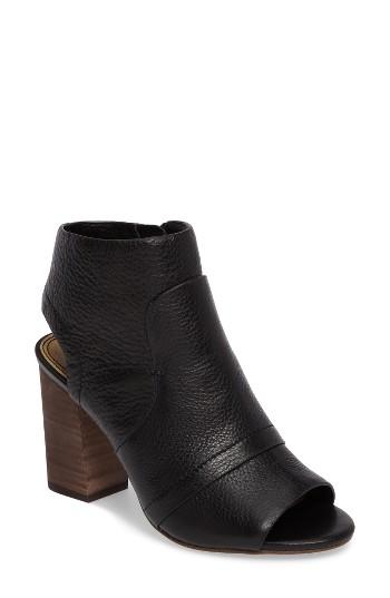Women's Splendid Darelene Ii Peep Toe Bootie .5 M - Black