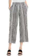Women's Vince Camuto Stripe Pleat Knit Crop Pants
