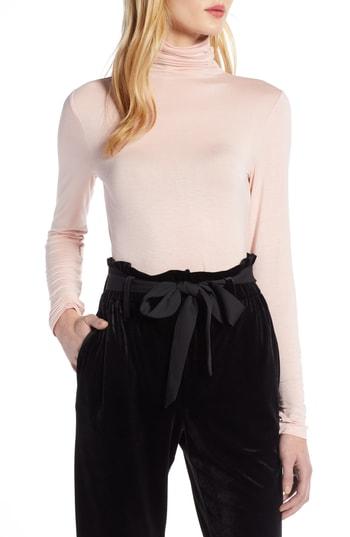 Women's Halogen Long Sleeve Turtleneck - Pink