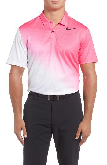 Men's Nike Max Swing Knit Golf Polo - Pink