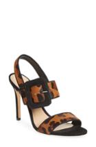 Women's Schutz Lucci Genuine Calf Hair Sandal M - Black