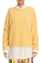 Women's Acne Studios Samara Fuller Fit Sweater - Yellow