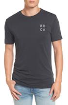 Men's Rvca Opposing Moons Graphic Burnout T-shirt, Size - Black