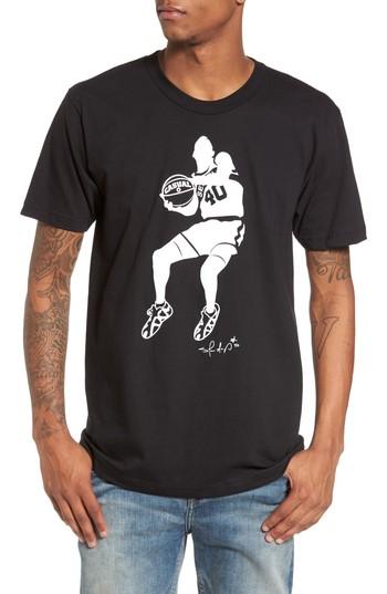 Men's Casual Industrees Windmill Graphic T-shirt - Black