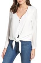 Women's Lira Clothing Alex Tie Hem Top - Ivory