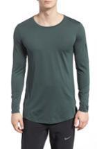 Men's Nike Pro Utility Fitted Training Top - Green