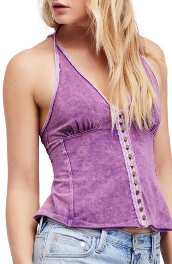 Women's Free People Solid Mylo Tank, Size - Red